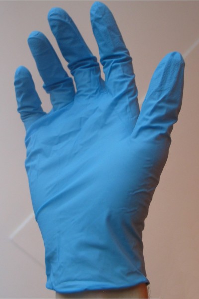 Gants nitrile non poudres (boite 100)